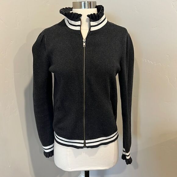 Treasure & Bond Jackets & Blazers - Treasure & Bond Knit Zip Up Jacket